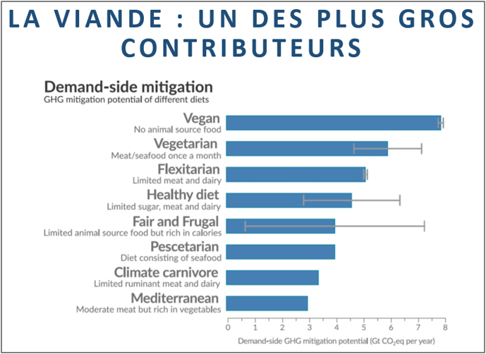 Sauver la planète une bouchée à la fois - Viande: un des plus gros contributeurs