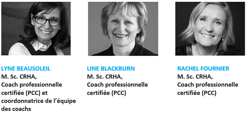 Coaching - Évaluation de la pratique - Médecins francophones du canada - photo des 3 coach